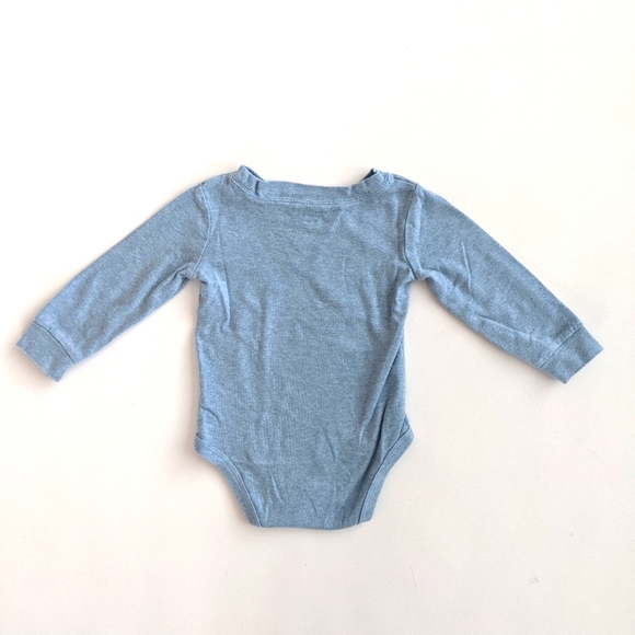 Carter's Excavator Long Sleeve Onesie Bodysuit - Picture 2 of 2